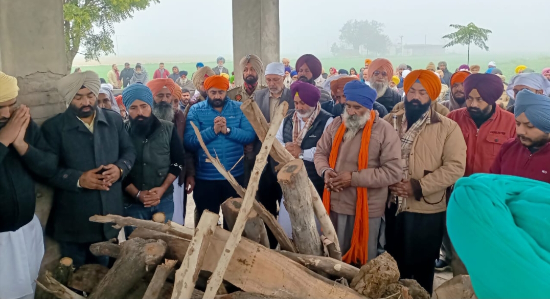 विधायक पठान माजरा के चाचा मुखराज सिंह को विभिन्न नेताओं द्वारा दी गई विदाई